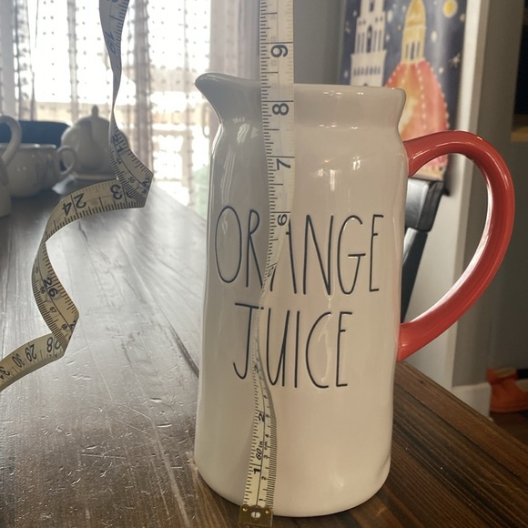 Rae Dunn Orange Juice Pitcher - Picture 4 of 4